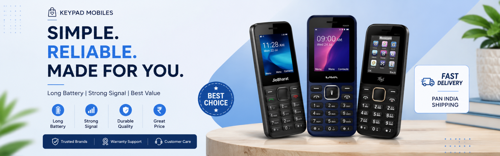 Genuine Nokia & BlackBerry Keypad Phones