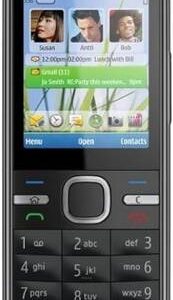 Nokia C5-00 (Black) | Classic 3G Keypad Phone | 5MP Camera | Symbian OS | Compact Bar Mobile with GPS & Music Player