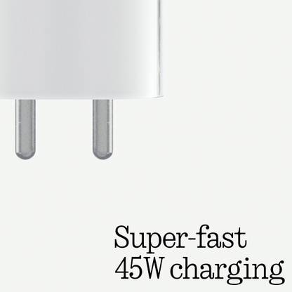 Nothing phone 45W, USB-C Compatible Power Charger  (White) - Image 3