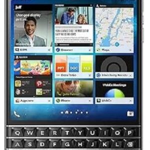 BlackBerry Passport (Black, 32 GB) – Square-Design QWERTY Smartphone with 3GB RAM & 13MP Camera